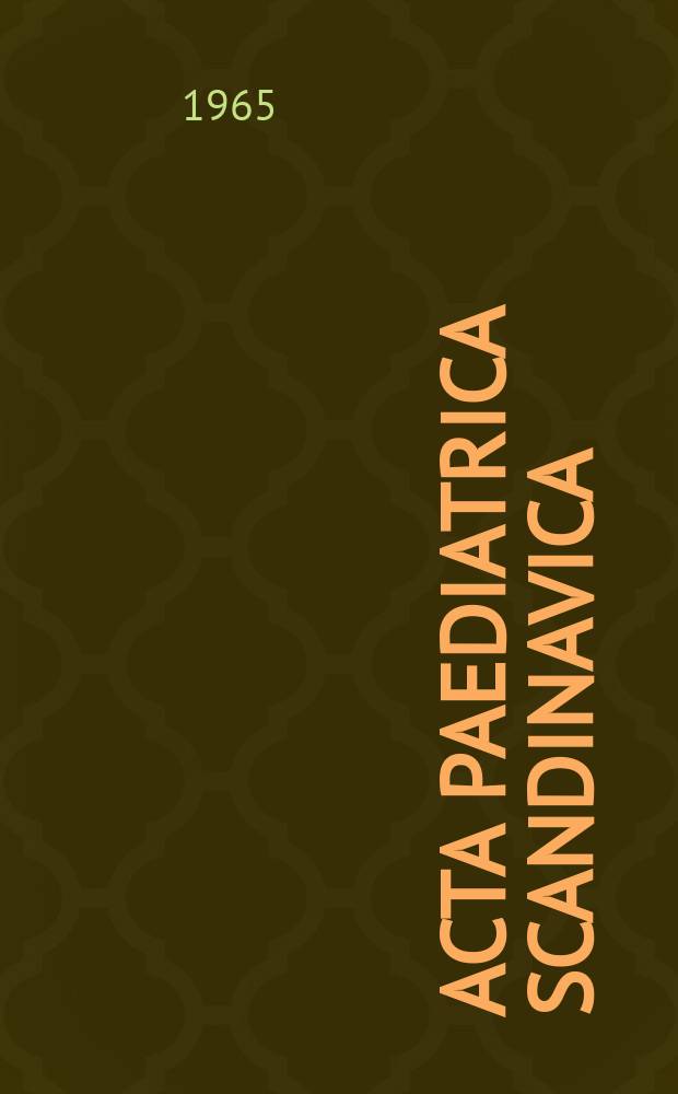 Acta paediatrica scandinavica : Experimental studies on fetal and neonatal circulation