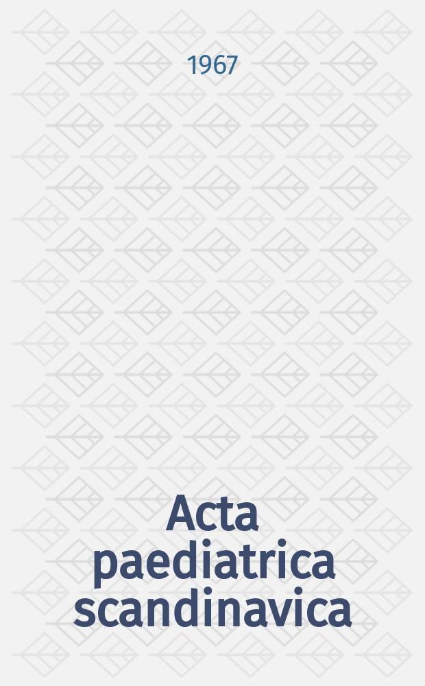 Acta paediatrica scandinavica : Proceedings of the 15th Northern pediatric congress