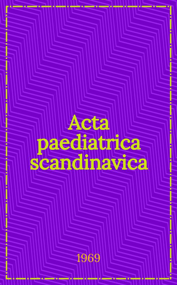 Acta paediatrica scandinavica : Surveillance of acute viral respiratory diseases in children