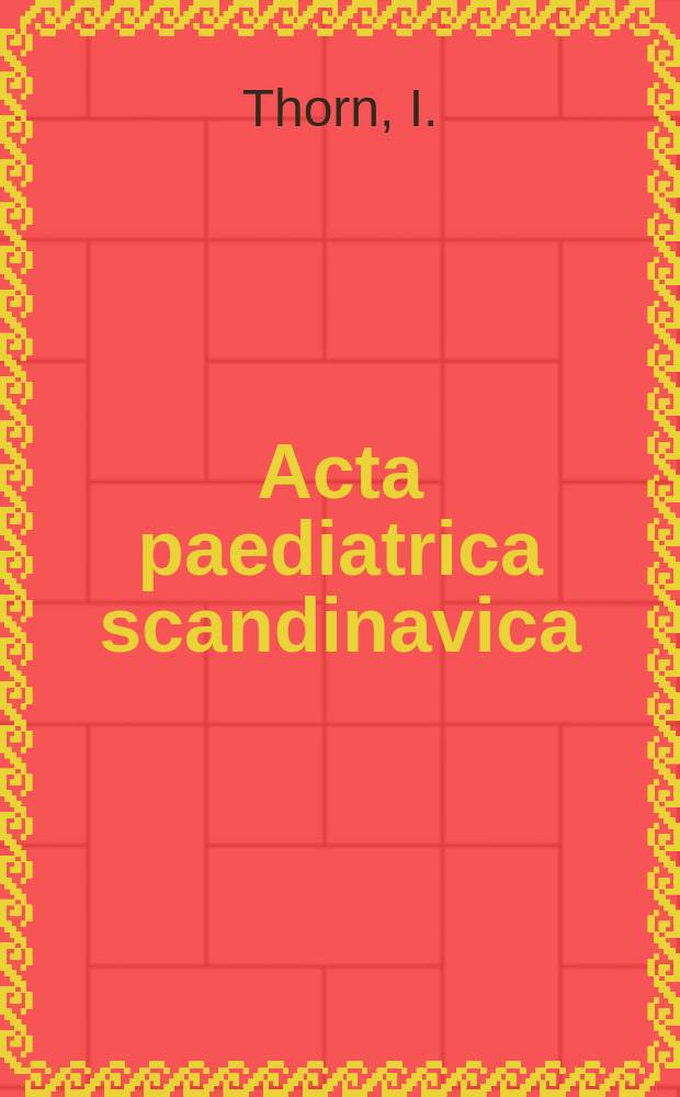 Acta paediatrica scandinavica : Cerberal symptoms in the newborn