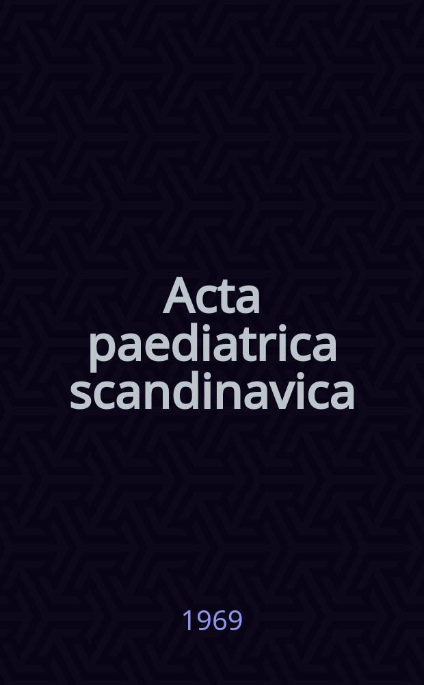 Acta paediatrica scandinavica : Pseudomonas infections in a paediatric surgical unit
