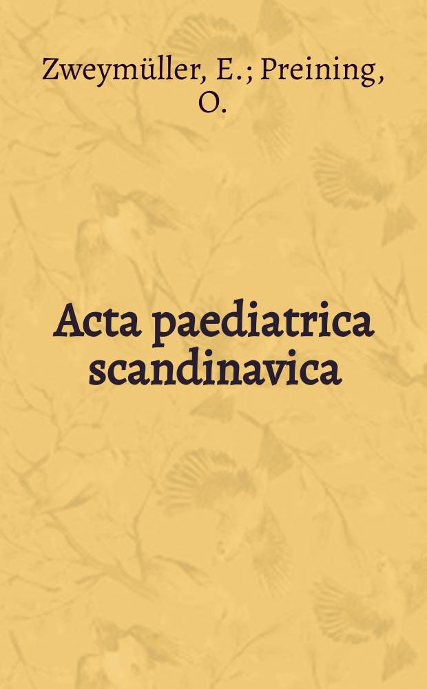 Acta paediatrica scandinavica : The insensible water loss of the newborn infant