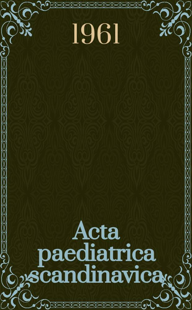 Acta paediatrica scandinavica : Preluxation of hig joint