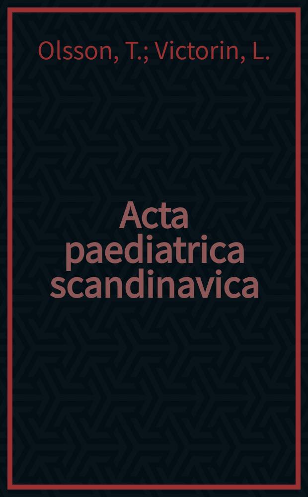 Acta paediatrica scandinavica : Transthoracic impedance