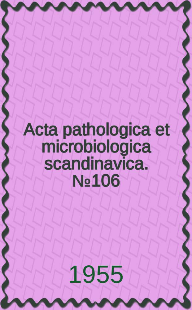 Acta pathologica et microbiologica scandinavica. №106 : On the effect of brief unilateral renal ischemia
