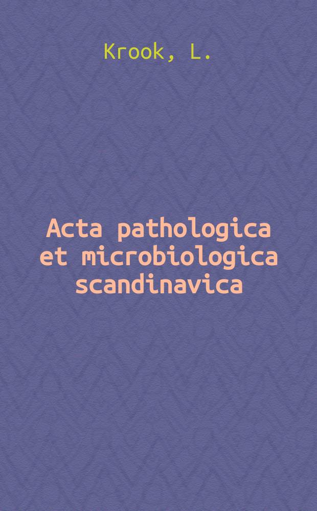 Acta pathologica et microbiologica scandinavica : Spontaneous hyperparathyroidism in the dog