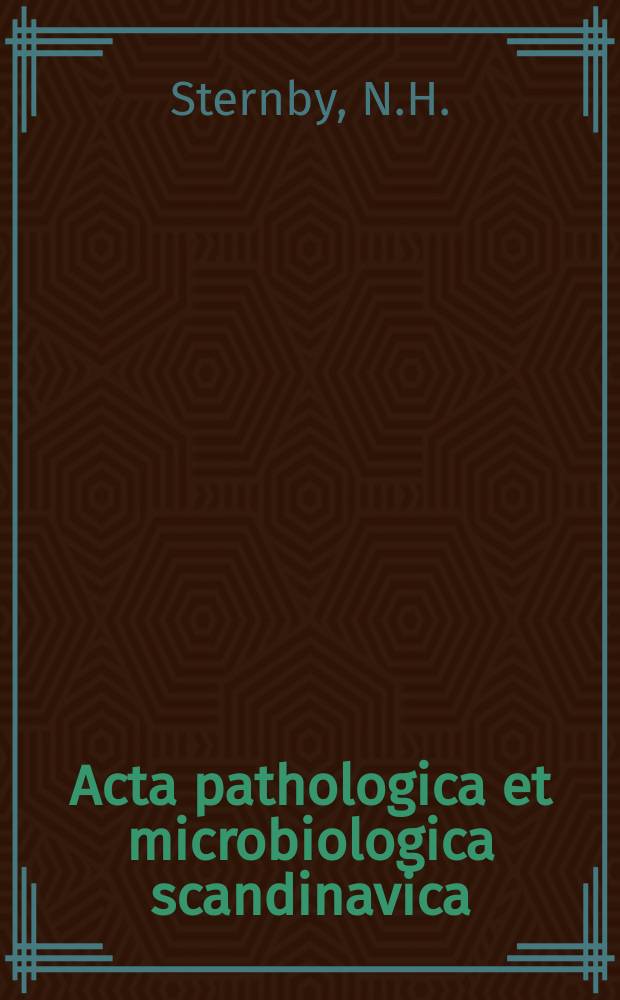 Acta pathologica et microbiologica scandinavica : Atherosclerosis in a defined population