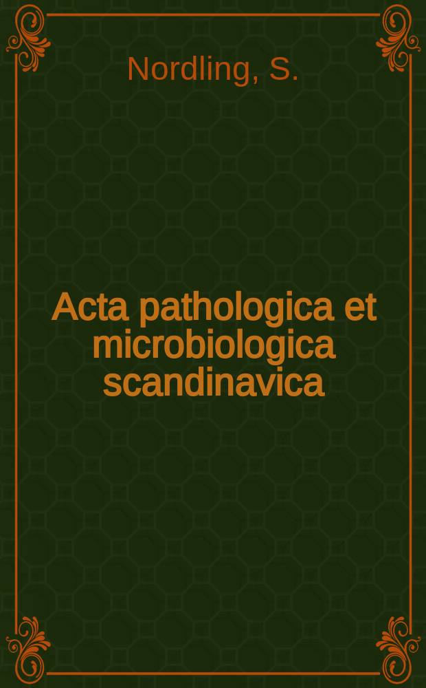 Acta pathologica et microbiologica scandinavica : Adhesiveness, growth behaviour and charge density of cultured cells