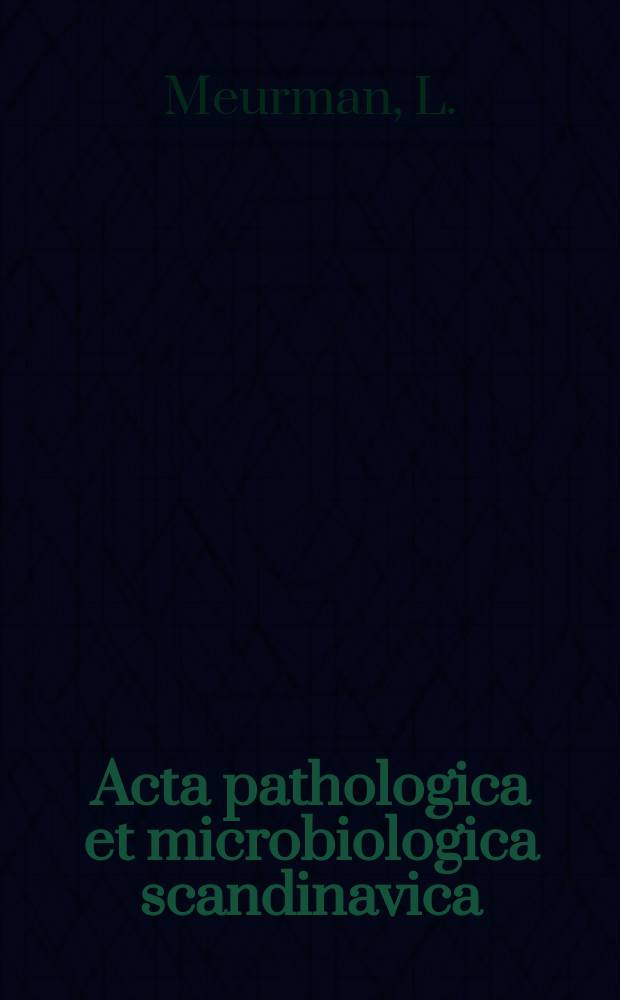 Acta pathologica et microbiologica scandinavica : Asbestos bodies and pleunal plaques in a Finnish series of autopsy cases