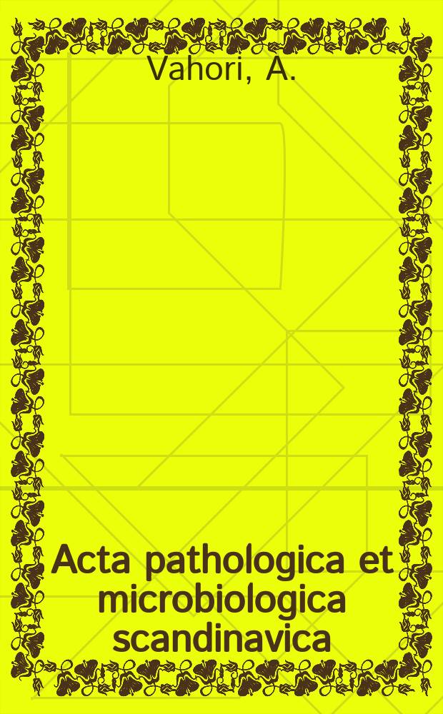 Acta pathologica et microbiologica scandinavica : Heparin and related polyionic substances as virus inhibitors