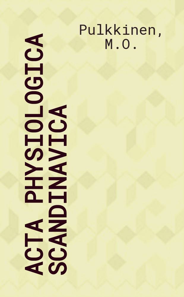 Acta physiologica scandinavica : Arylsulphatase and the hydrolysis of some steroid sulphates in developing organism and placenta