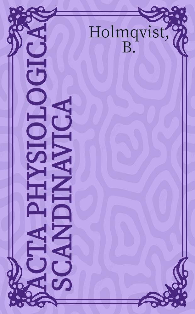 Acta physiologica scandinavica : Crossed spinal reflex actions evoked by volleys in somatic afferents