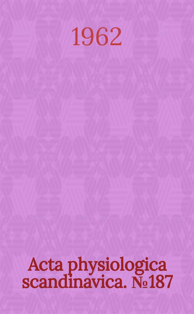 Acta physiologica scandinavica. №187 : Hemodynamics of the ascending aorta as studied by means of a differential pressure technique