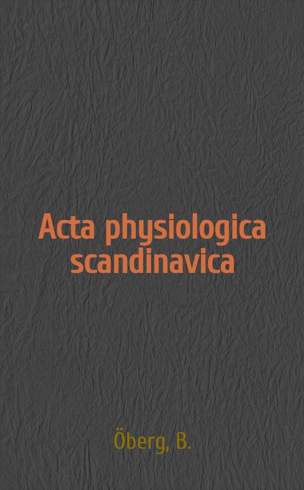 Acta physiologica scandinavica : Effects of cardiovascular reflexes on net capillary fluid transfer
