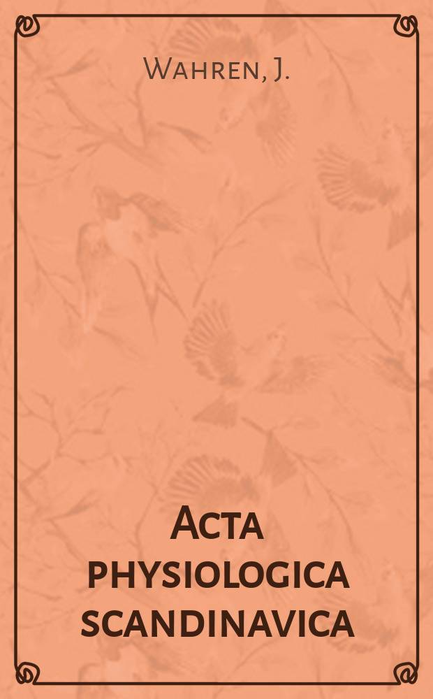 Acta physiologica scandinavica : Quantitative aspects of blood flow and oxygen uptake in the human forearm during rhythmic exarcise