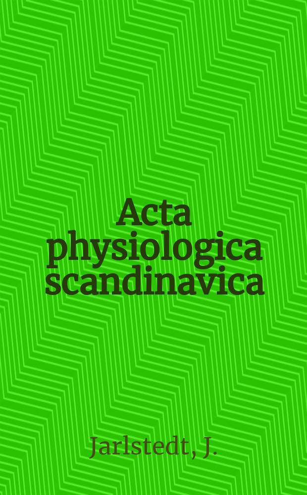 Acta physiologica scandinavica : Functional localization in the cerebellar cortex studied by quantitative determinations of Purkinje cell RNA