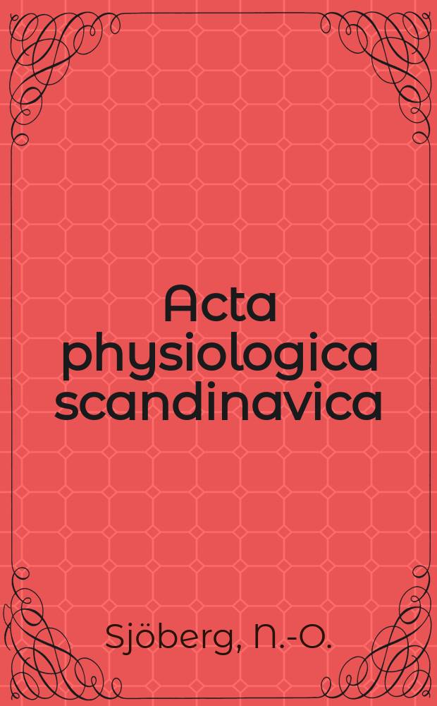 Acta physiologica scandinavica : The adrenergic transmitter of the female reproductive tractidistribution and functional changes