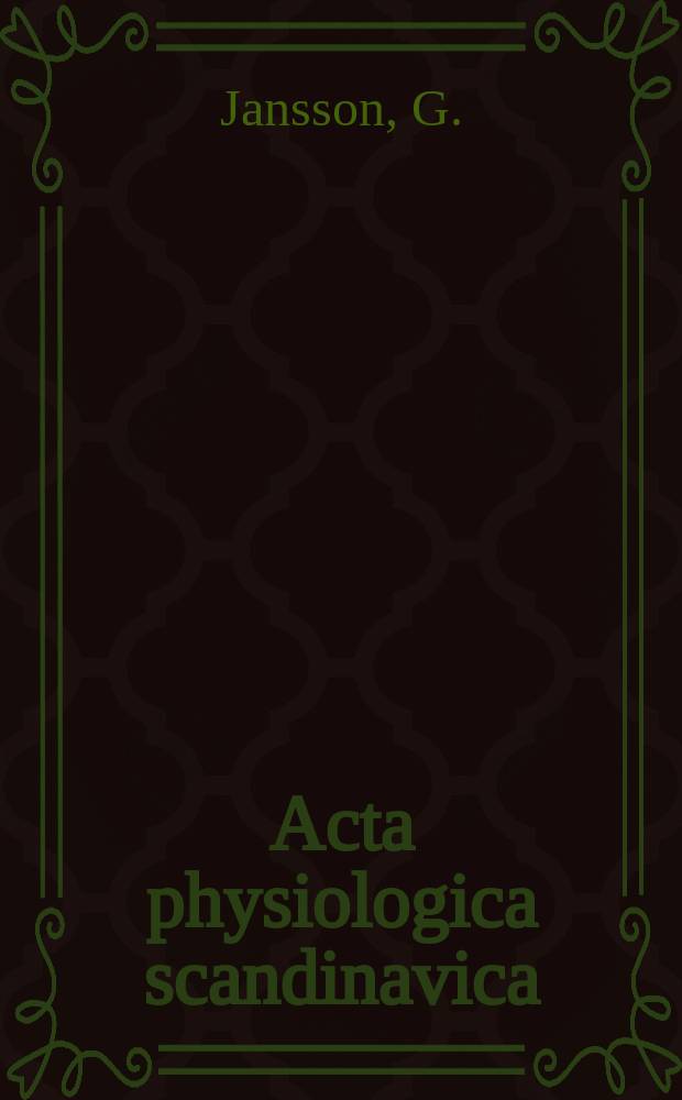 Acta physiologica scandinavica : Extrinsic nervous control of gastric motility