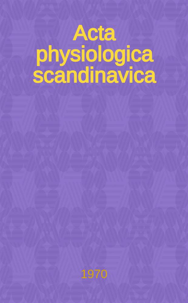 Acta physiologica scandinavica : Movements of sodium and potassium ions and their tracers in propranolol-treated red cells and diaphragm muscle