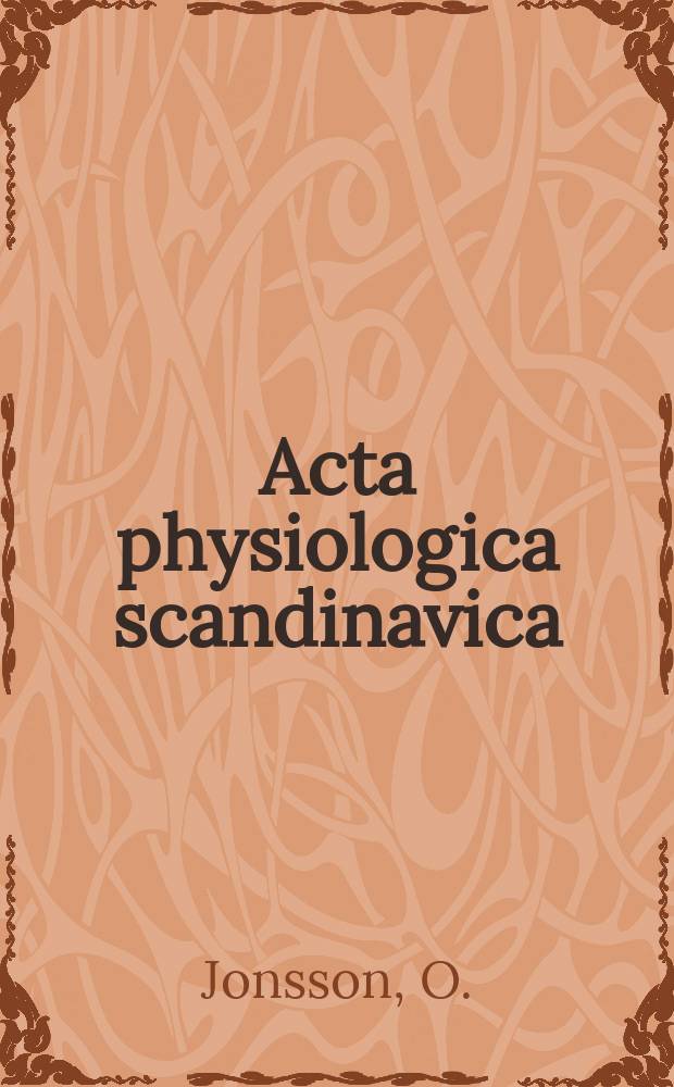 Acta physiologica scandinavica : Extracellular osmolality and vascular smoot muscle activity