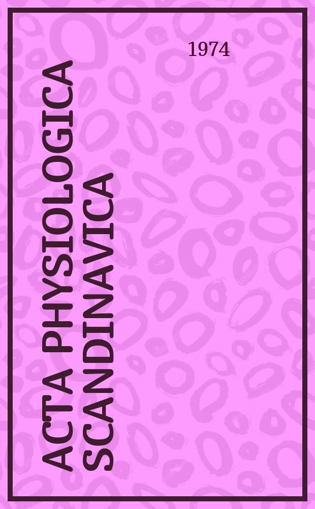 Acta physiologica scandinavica : Fate of naradrenaline in the human