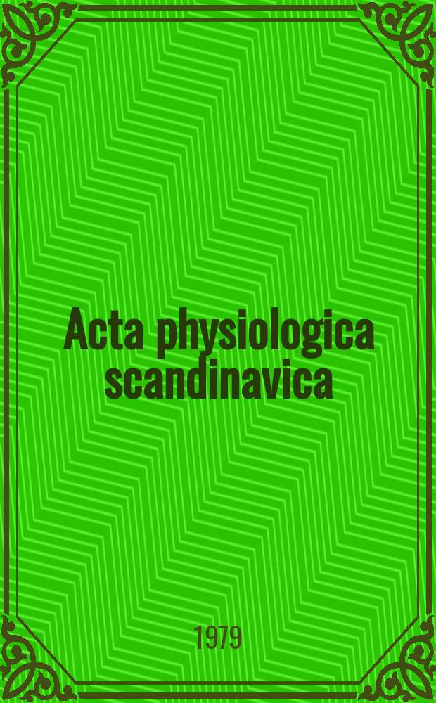 Acta physiologica scandinavica : Transcapillary solute exchange in skeletal...