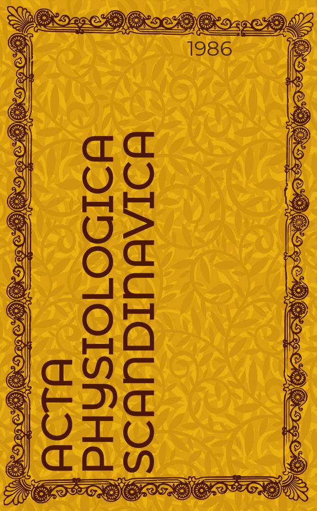 Acta physiologica scandinavica : Physiological studies...