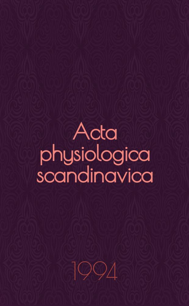Acta physiologica scandinavica : Magnesium and potassium deficiency