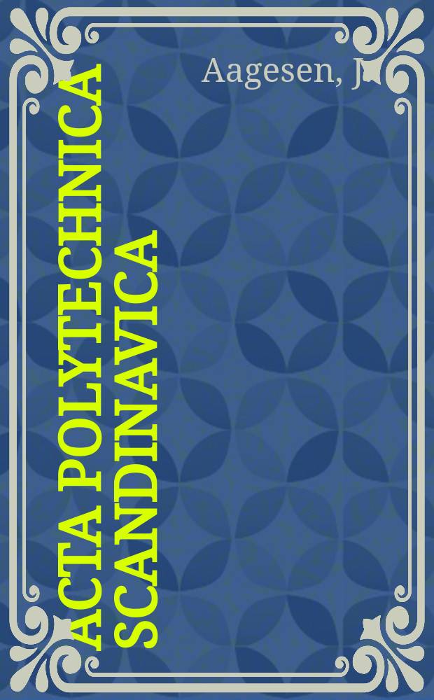 Acta polytechnica Scandinavica : Polarization transforming plane reflector for microwaves