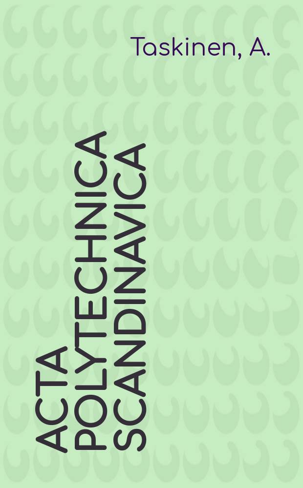 Acta polytechnica Scandinavica : Oxygen-metal (Ag, A?, Bi, Cu, In, Ni, Sb, Sn, Te) interactions...