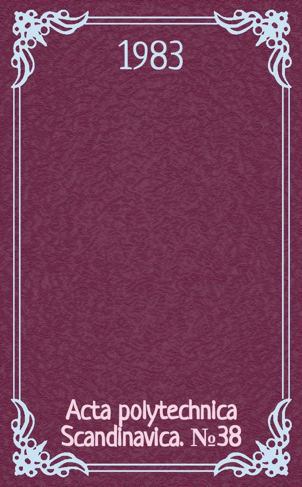 Acta polytechnica Scandinavica. №38 : Recognition of strings of discrete symbols...