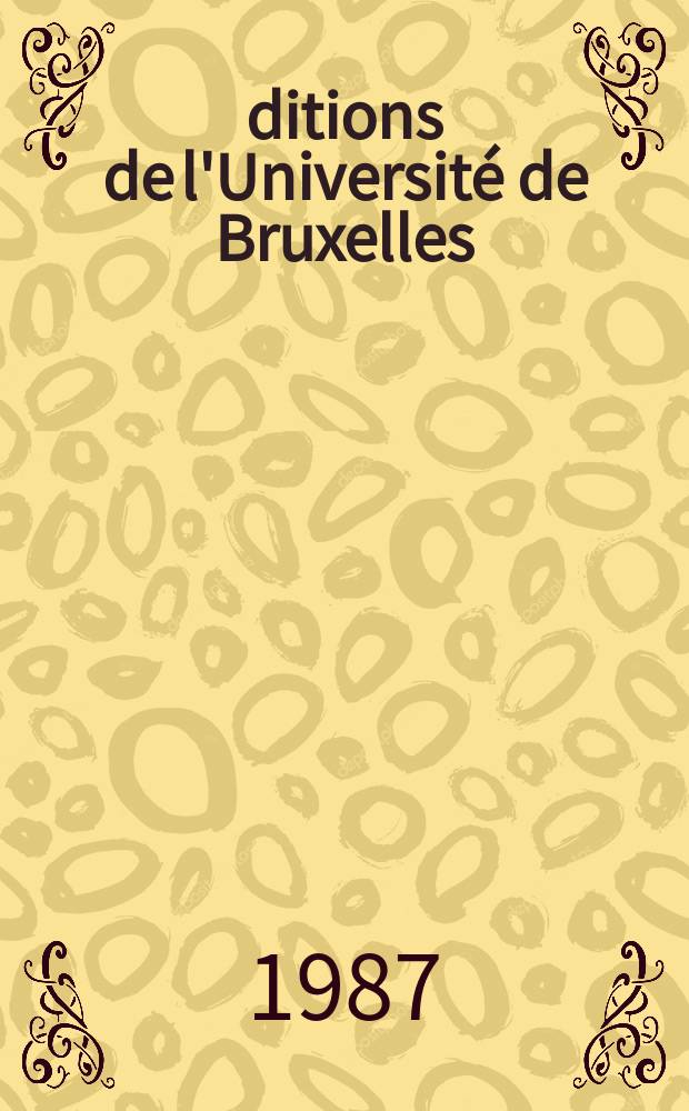 Éditions de l'Université de Bruxelles : Penser l'informatique- informatiser la pensée