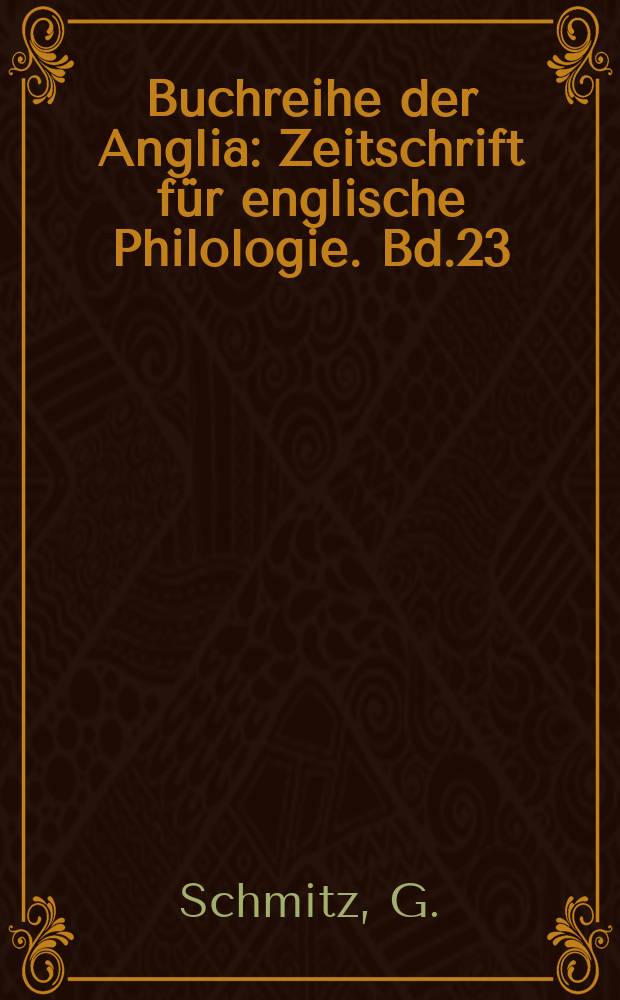 Buchreihe der Anglia : Zeitschrift für englische Philologie. Bd.23 : Die Frauenklage