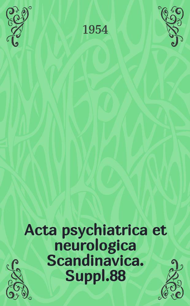 Acta psychiatrica et neurologica Scandinavica. Suppl.88 : Studies on the central pathway of the flexion reflex inmate and animal and changes in the reflex threshold and the circulation after spinal transection
