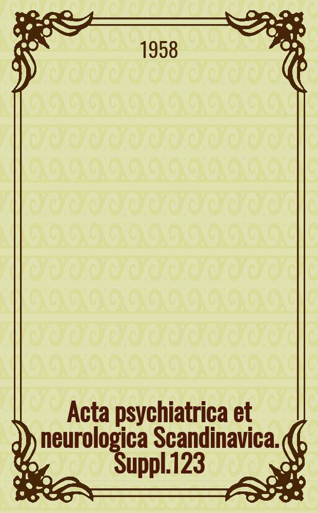 Acta psychiatrica et neurologica Scandinavica. Suppl.123 : A follow - u study of 128 closed head injuries in twins using co-twins as controls