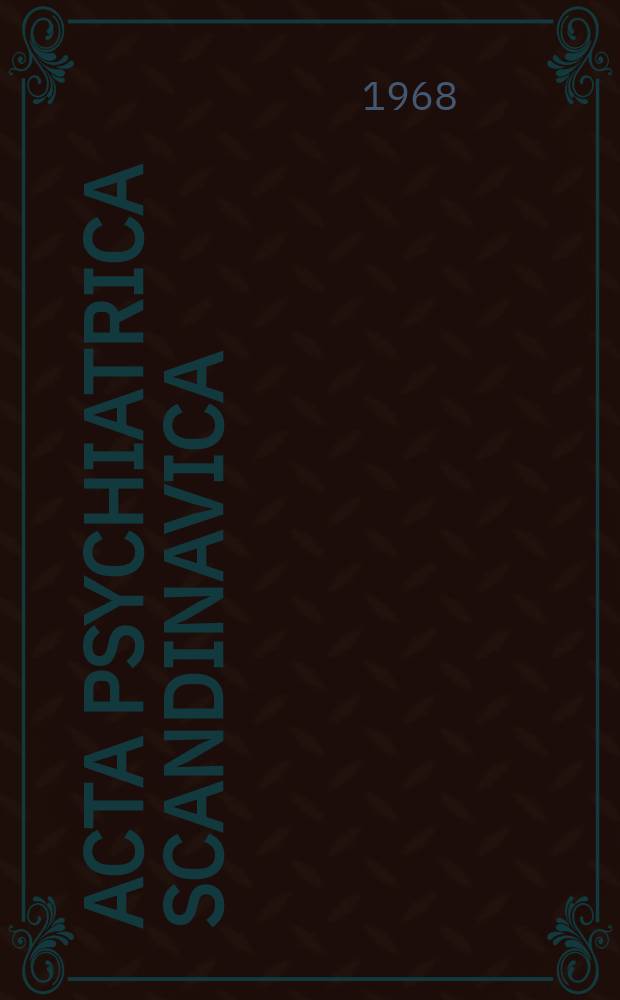 Acta psychiatrica scandinavica : Abuse of alcohol in middle-aged ...