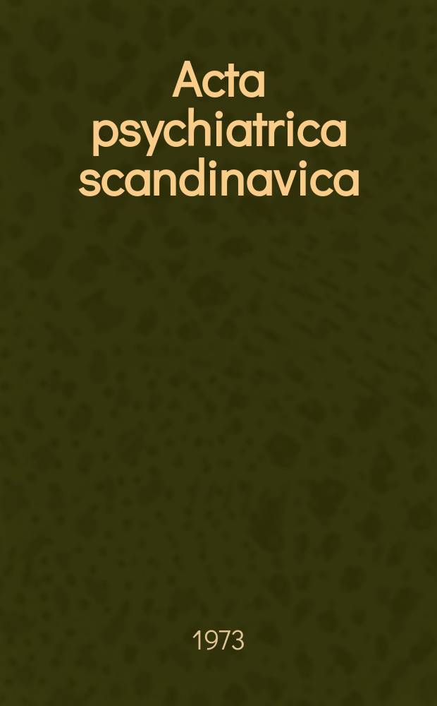 Acta psychiatrica scandinavica : Genetic and environmental factors in schizophrenia