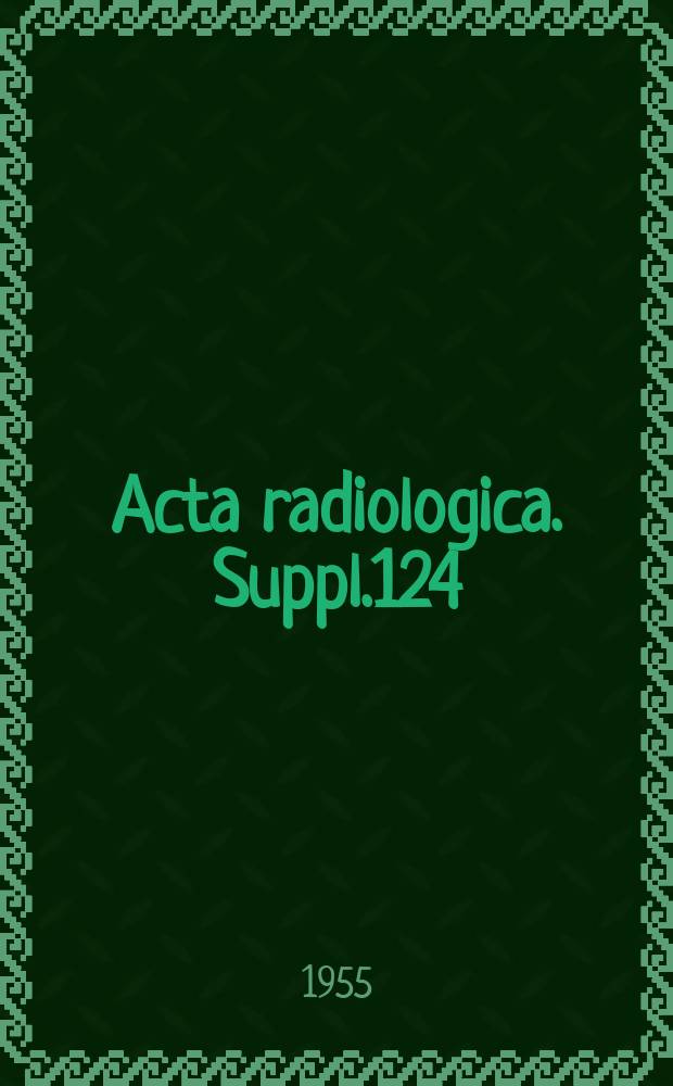 Acta radiologica. Suppl.124 : The so-called shelf tumour of the rectum