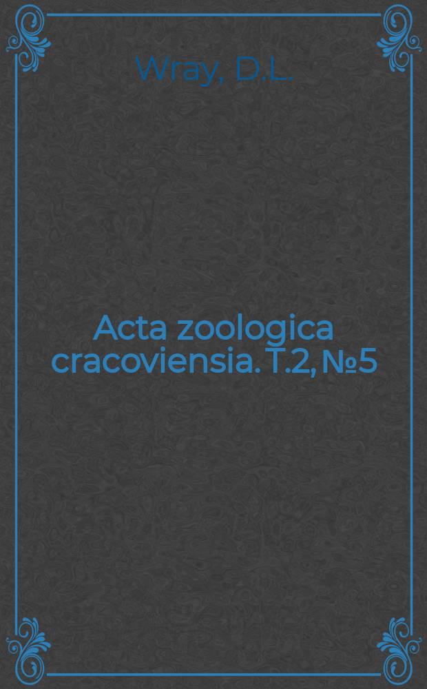 Acta zoologica cracoviensia. T.2, №5 : Some new North American. Collembola