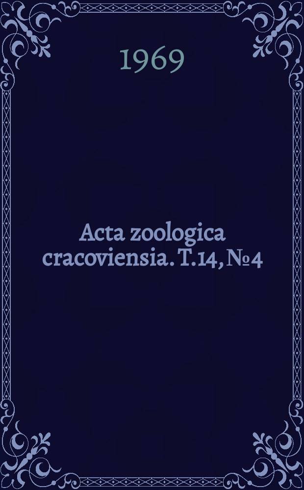 Acta zoologica cracoviensia. T.14, №4 : Découvert d'un représentant des Ptomaphagnini à Cuba (avec une esquisse de la systématique et la géonémie de cette tribu) (Coleoptera, Catopidae)
