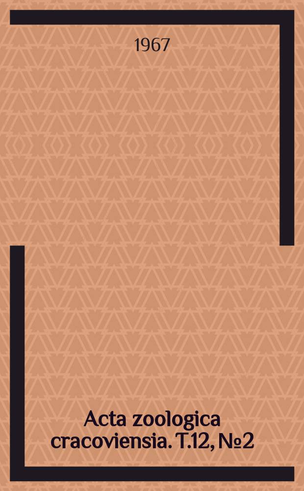 Acta zoologica cracoviensia. T.12, №2 : Unworn teeth of Hypolagus brachygnathus Kormos (Lepordae, Mammalia)