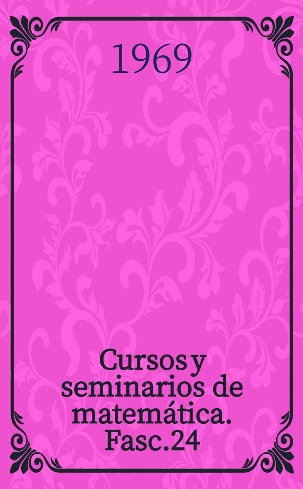 Cursos y seminarios de matemática. Fasc.24 : Notas de topología algebraica