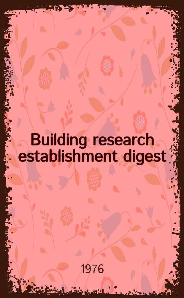 Building research establishment digest : Loudspeaker systems for speech