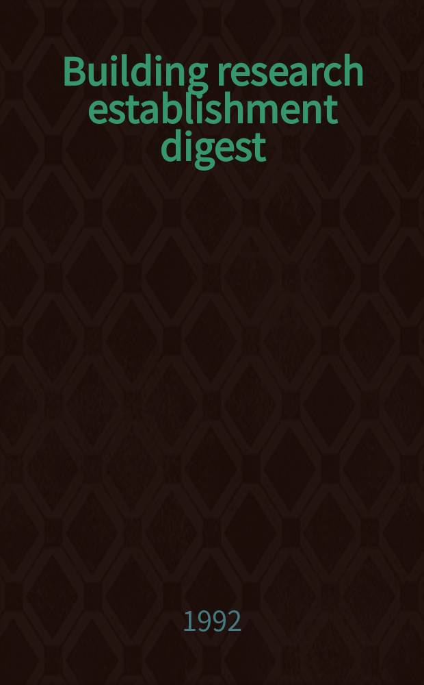 Building research establishment digest : Selecting wood-based panel products