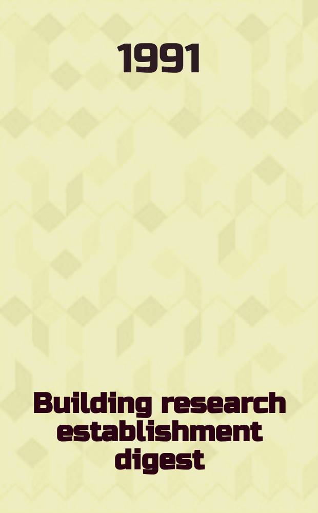Building research establishment digest : Fire modelling