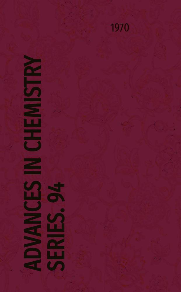 Advances in chemistry series. 94 : Dietary chemicals vs. dental caries