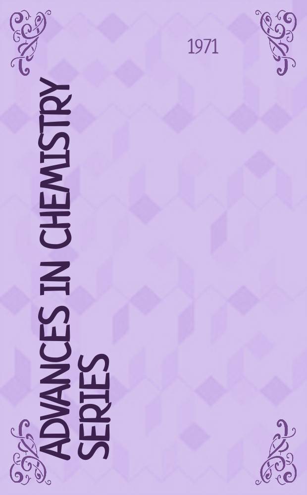 Advances in chemistry series : Bioinorganic chemistry