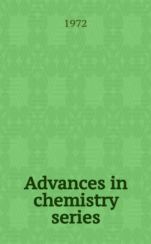 Advances in chemistry series : Fate of organic pesticides in the aquatic environment