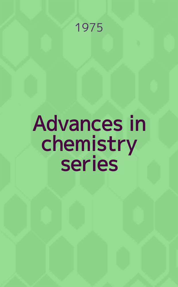Advances in chemistry series : Monolayers