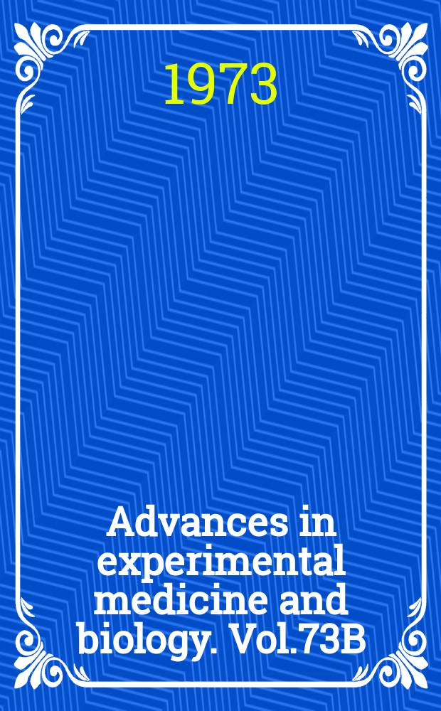 Advances in experimental medicine and biology. Vol.73B : The Reticuloendothelial system in health and disease